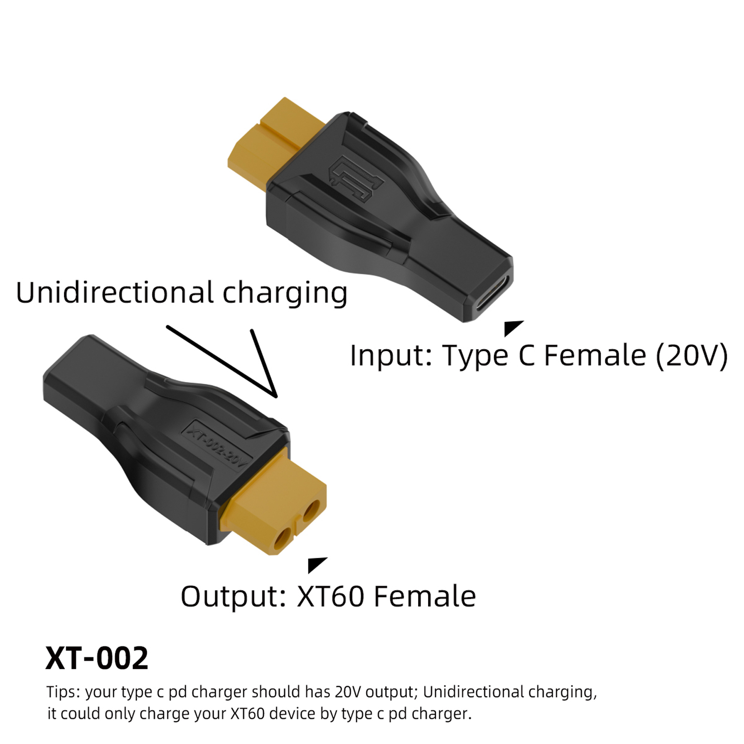 Outdoor Usb Power Adapter - محول USB C إلى XT60 محول