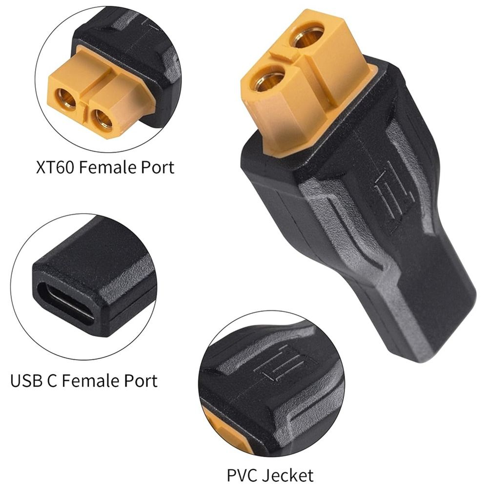 5525 7450 USB C إلى XT60 محول  - مراجعة Outdoor Usb Power Adapter وسعره