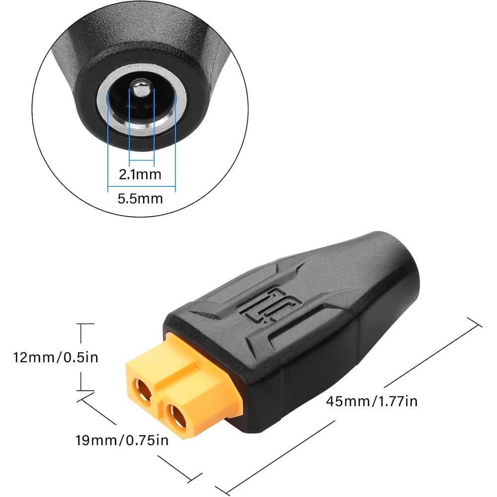 5525 7450 USB C إلى XT60 محول  - مراجعة Outdoor Usb Power Adapter وسعره