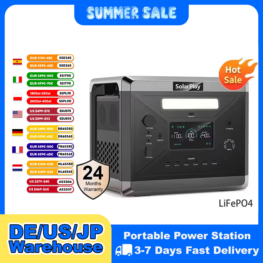 محطة طاقة محمولة SOLARPLAY Q25 - مراجعة Outdoor Power Port وسعره