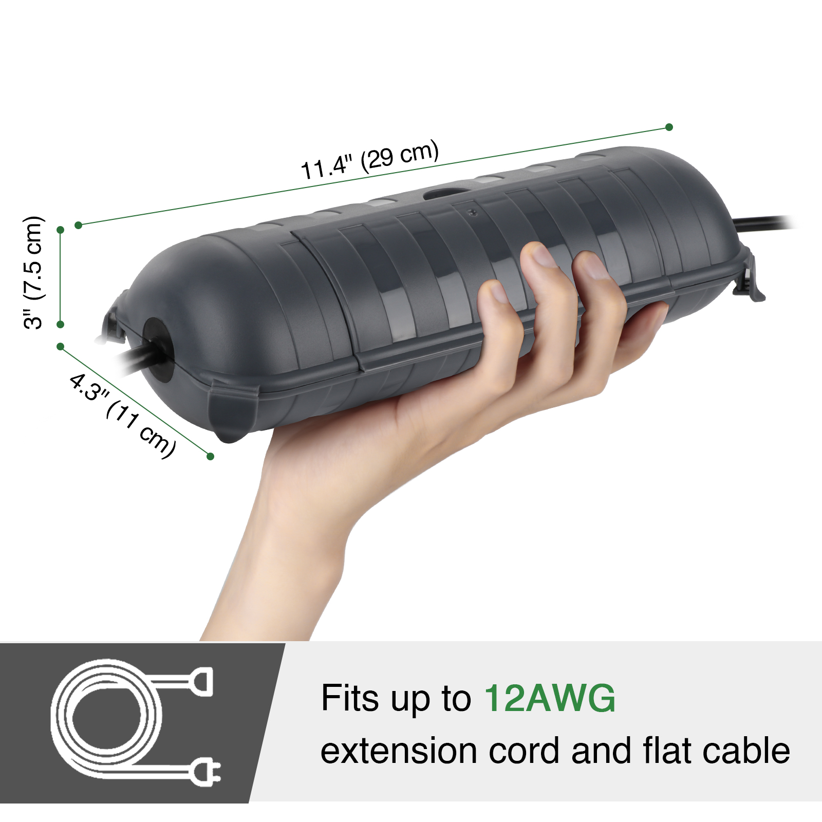 صندوق كهربائي خارجي كبير مقاوم - مراجعة Outdoor Power Lead وسعره