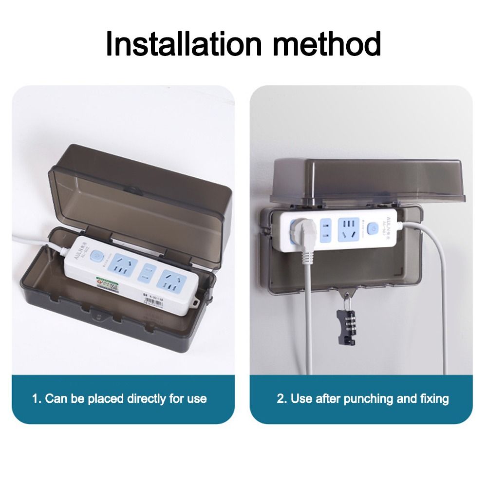 صناديق كهربائية خارجية مقاومة  - مراجعة Outdoor Power Strip With Cover وسعره