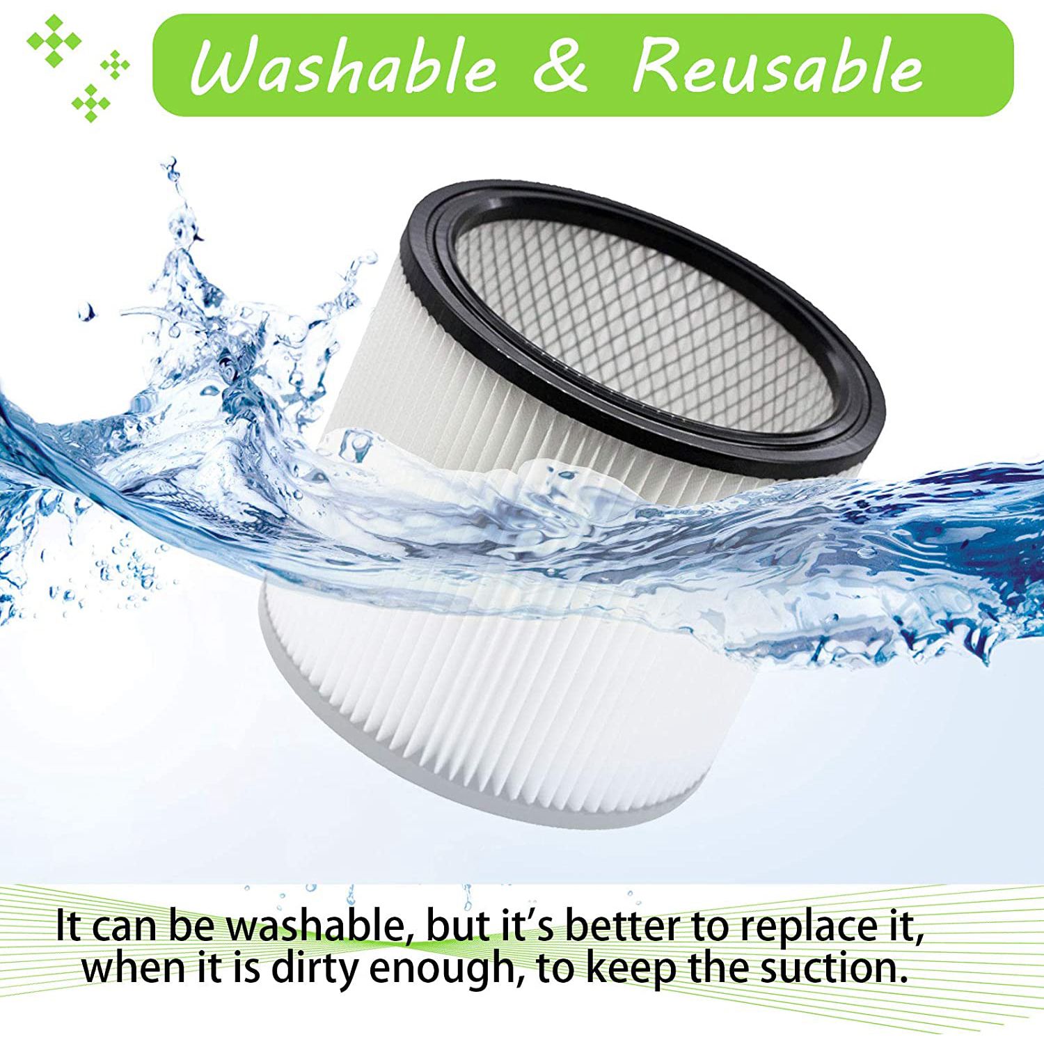 【AA86】استبدال الفلتر 90304 903 - مراجعة Wet Dry Vacuum Shop وسعره
