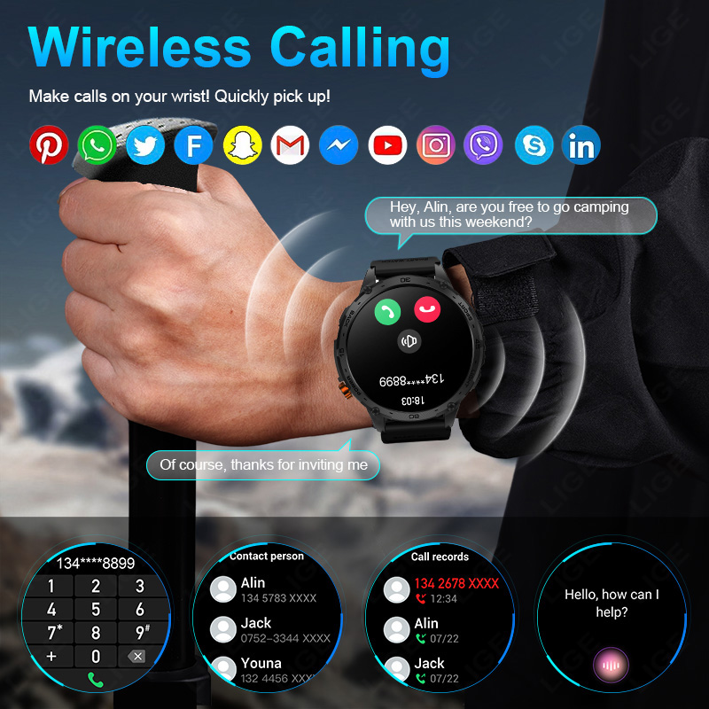 ساعة ذكية جديدة 2026 للرجال تع - مراجعة Outdoor Power Lead وسعره