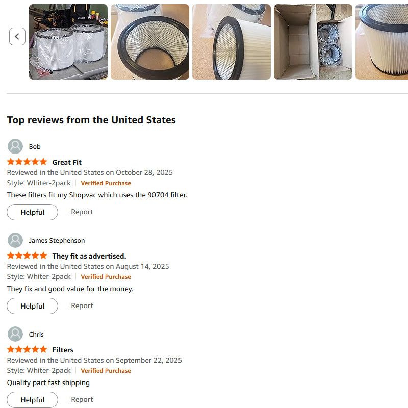 فلتر بديل لـ Shop-Vac 90350 90 - مراجعة Wet Dry Vacuum Shop وسعره
