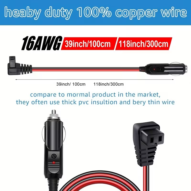 محول قابس RV 16awg لتمديد اتصا - مراجعة Outdoor Power Lead وسعره