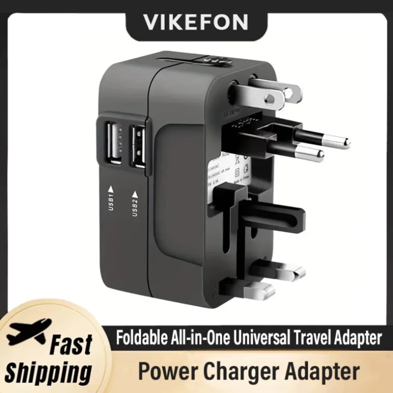 محول طاقة عالمي قابل للطي للسف - مراجعة Outdoor Usb Power Adapter وسعره