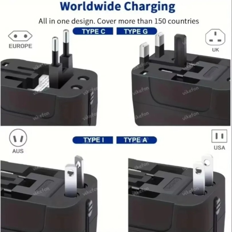 محول طاقة عالمي قابل للطي للسف - مراجعة Outdoor Usb Power Adapter وسعره