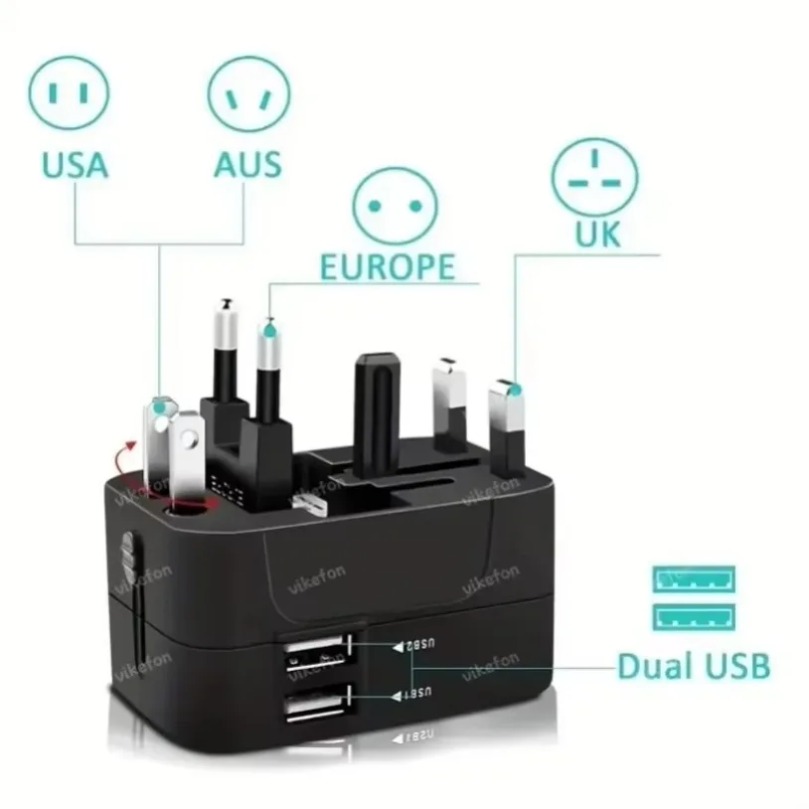 محول طاقة عالمي قابل للطي للسف - مراجعة Outdoor Usb Power Adapter وسعره