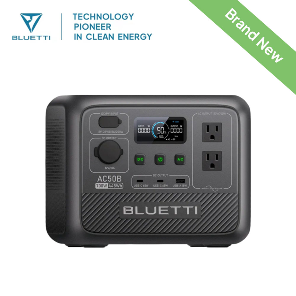 محطة طاقة محمولة BLUETTI AC50B - مراجعة Outdoor Power Tower وسعره