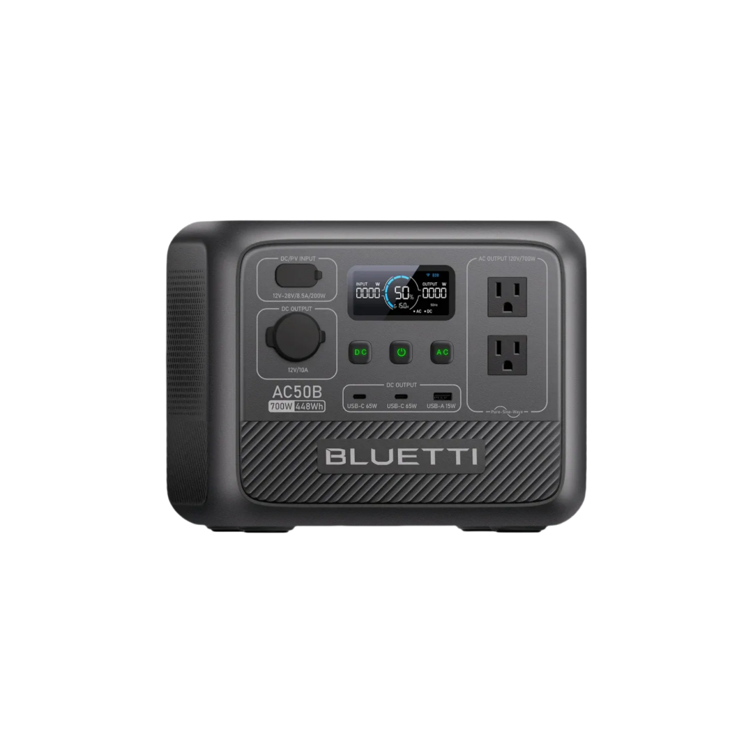محطة طاقة محمولة BLUETTI AC50B - مراجعة Outdoor Power Tower وسعره