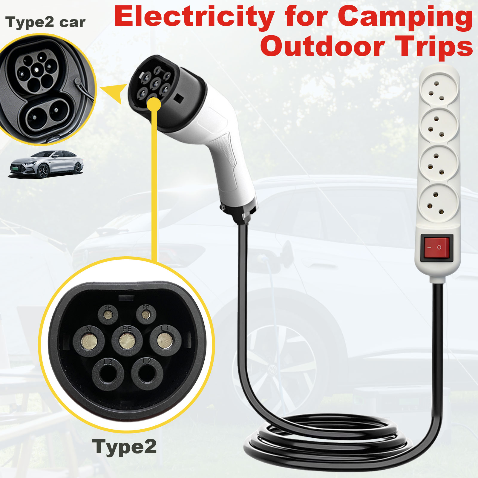 محول تفريغ الطاقة من النوع 2 V - مراجعة Outdoor Power Port وسعره