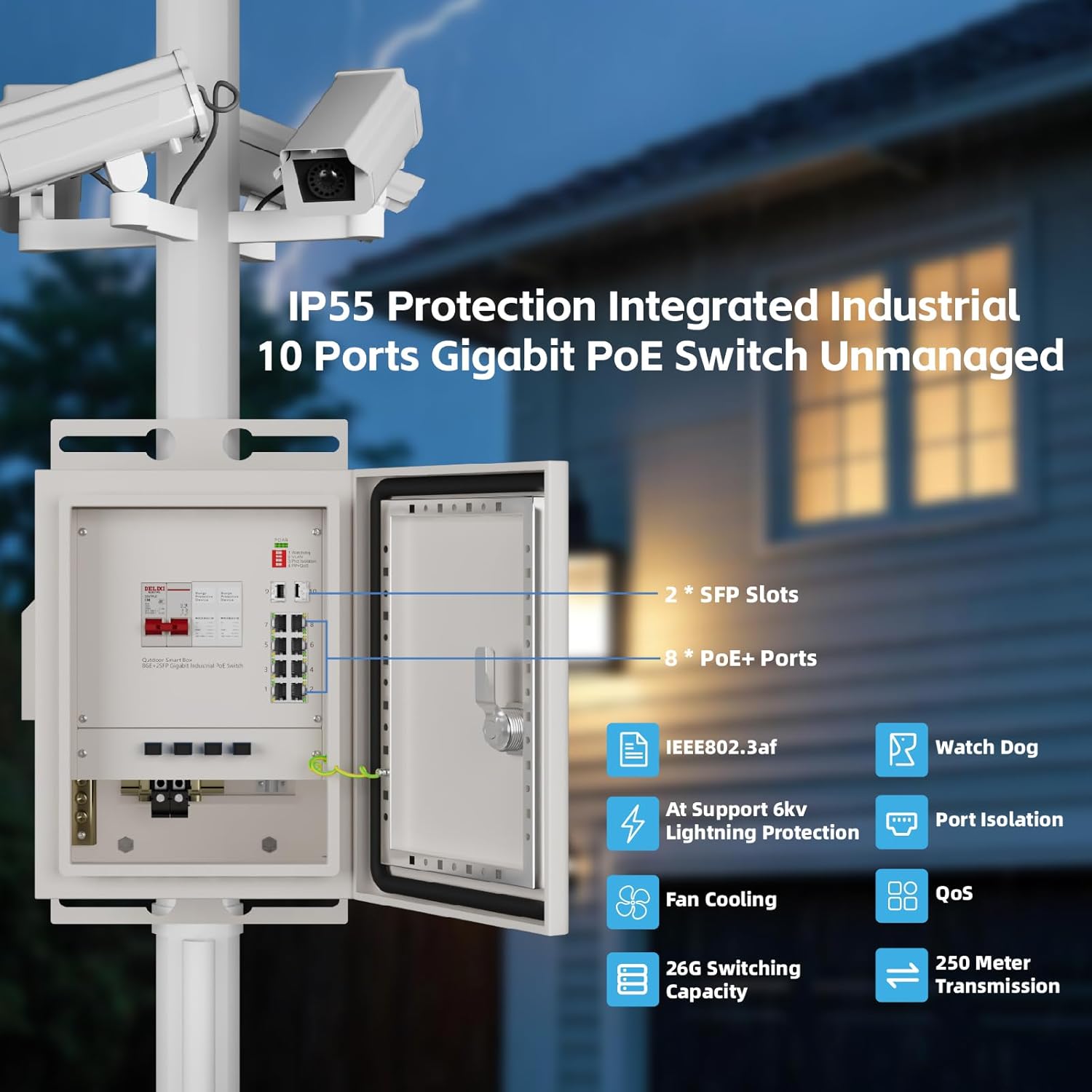 صندوق شبكة ذكي خارجي من KeepLi - مراجعة Outdoor Power Port وسعره