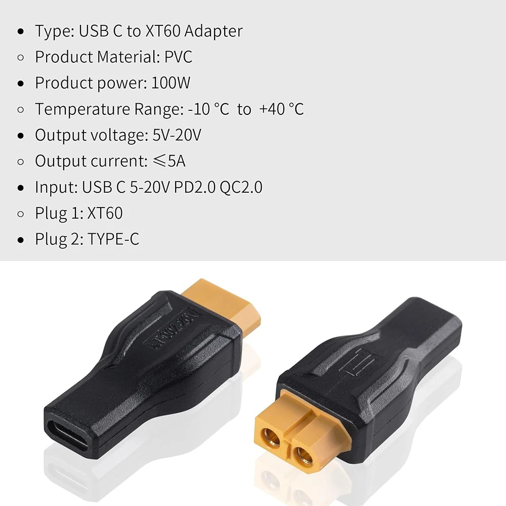 محول USB C إلى XT60 محول من ال - مراجعة Outdoor Usb Power Adapter وسعره