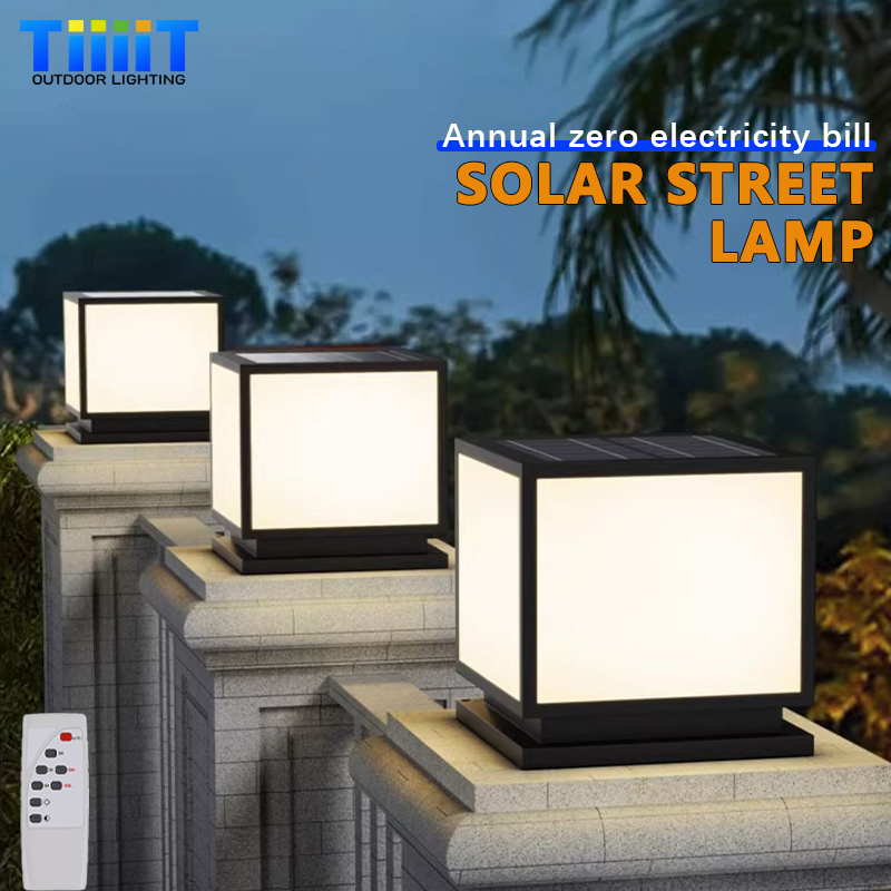 مصباح عمود شمسي LED خارجي مقاو - مراجعة Outdoor Power Tower وسعره