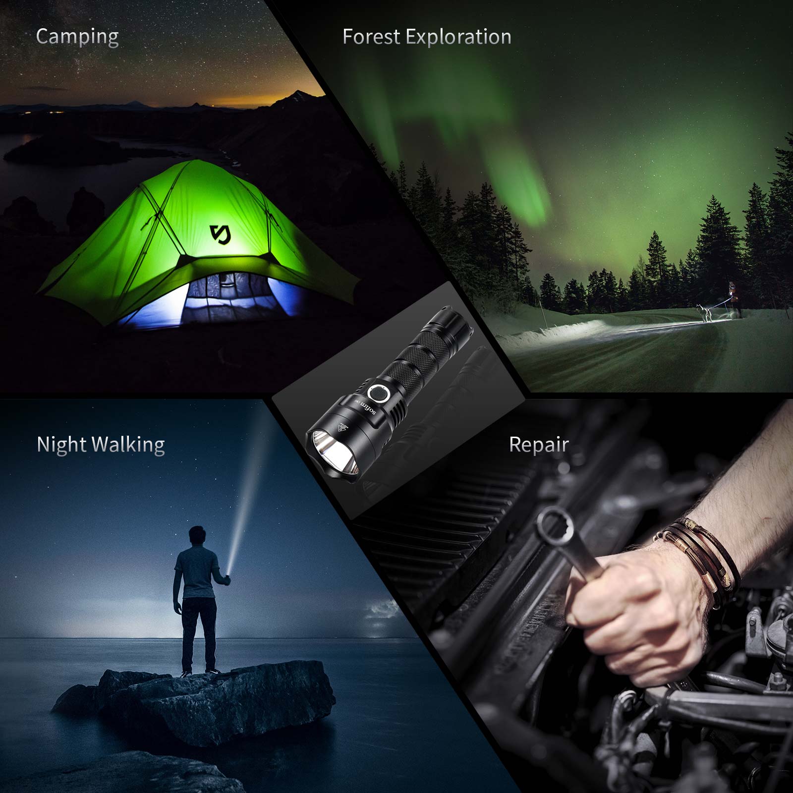 Sofirn C8G مصباح يدوي تكتيكي ق - مراجعة Outdoor Power Group وسعره
